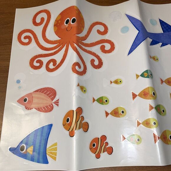 DECOWALL DAT-1611 Sea Adventure Kids Reusable Wall Stickers Decals - Picture 4 of 16